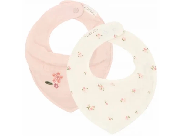 Little Dutch Podbradník bandana Fairy Blossom & Blossom 2 ks