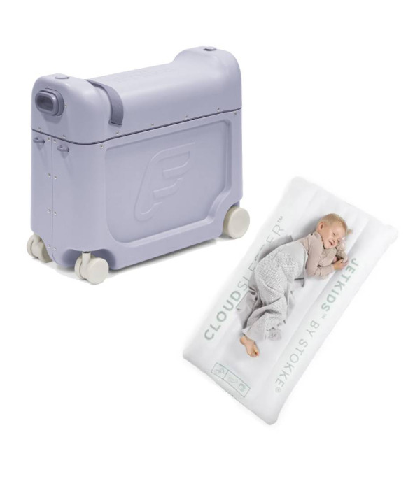 Stokke JetKids - BedBox kufor Arctic Blue + CloudSleeper™ Nafukovačka ZDARMA