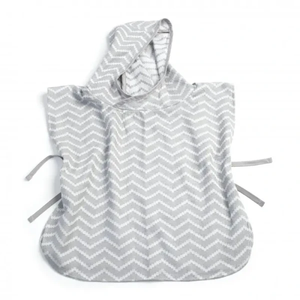 KipKep Mušelínové PONCHO M Silver Grey