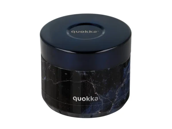 Quokka Termoska na jedlo Whim Black Marble 360 ml