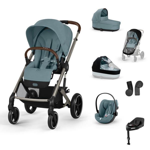 CYBEX Kombinovaný kočík BALIOS S LUX SET XL - Stormy Blue