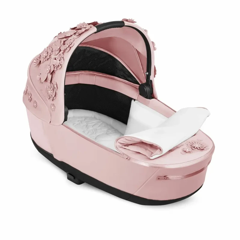 CYBEX PRIAM Lux Carry Cot SIMPLY FLOWERS Pale Blush - vanička