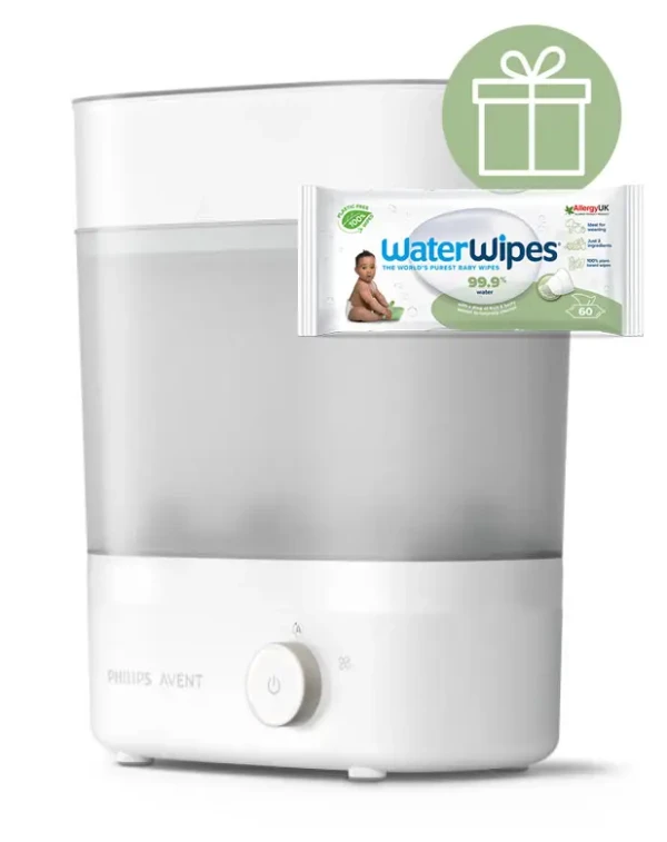 Philips AVENT Sterilizátor parný elektrický Premium SCF293/00+WW Soapberry 60ks