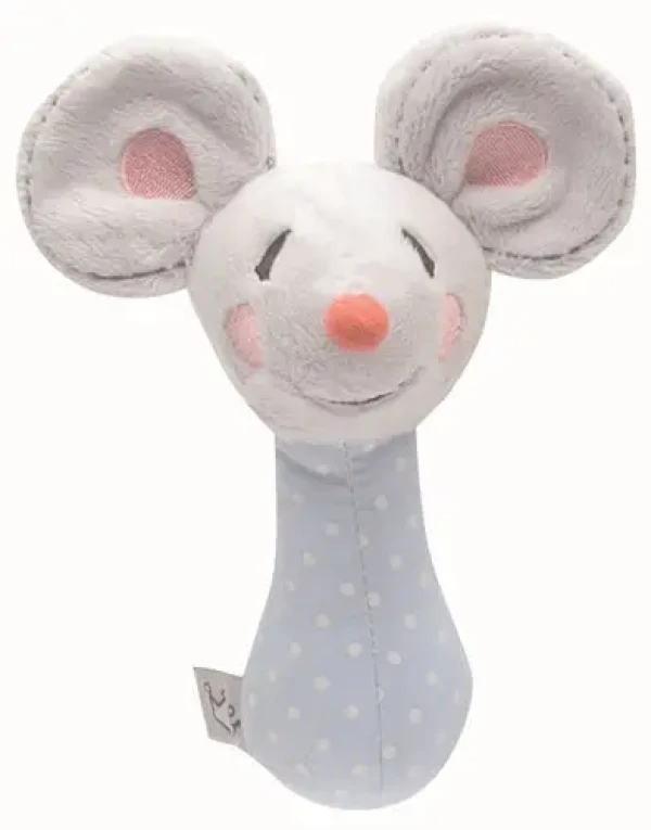 Bebe-Jou Plyšová hrkálka Bébé-Jou Myška Little Mice
