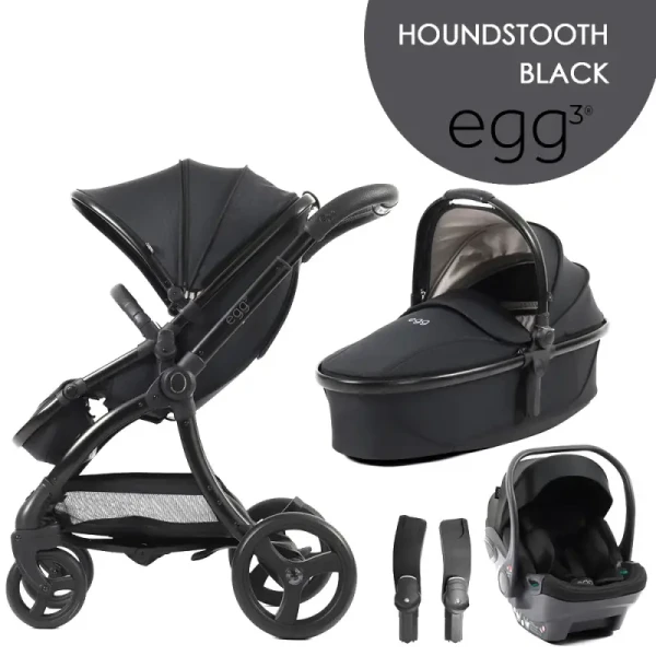 BabyStyle Egg 3 set 4 v 1 - Houndstooth Black 2024 - Special Edition