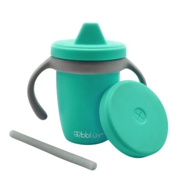 BBLUV Silikónový hrnček Sippy Küp Aqua