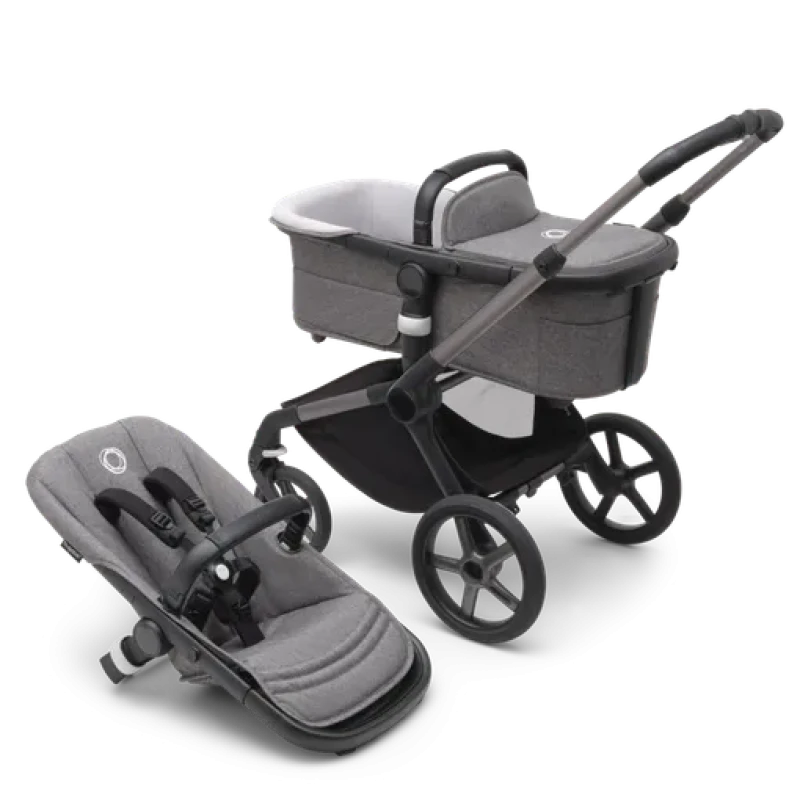 Bugaboo Fox 5 Podvozok Graphite/Grey Melange