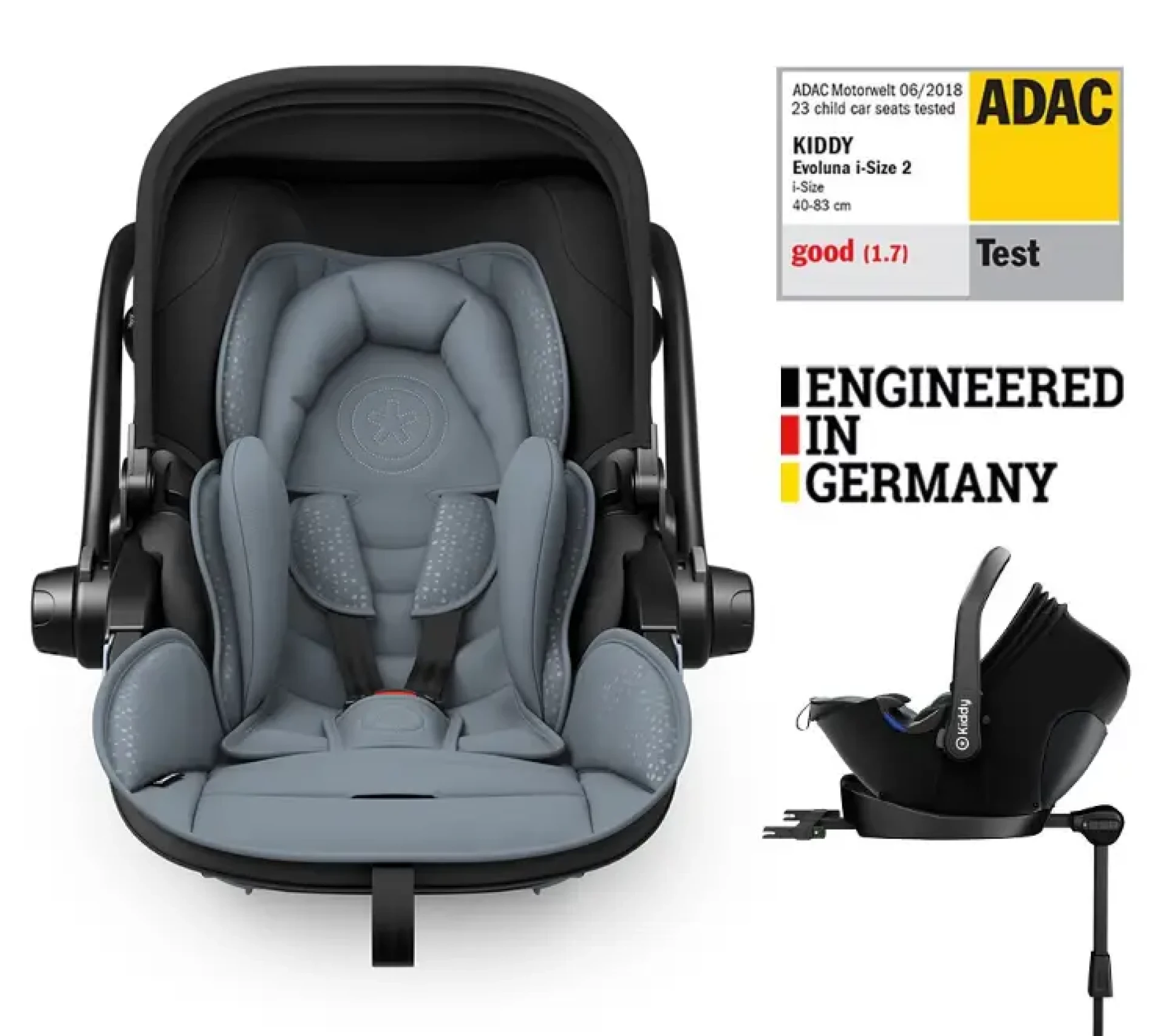 KIDDY Autoseda ka Evoluna i size 2 Isofix z klad a 40 83 cm