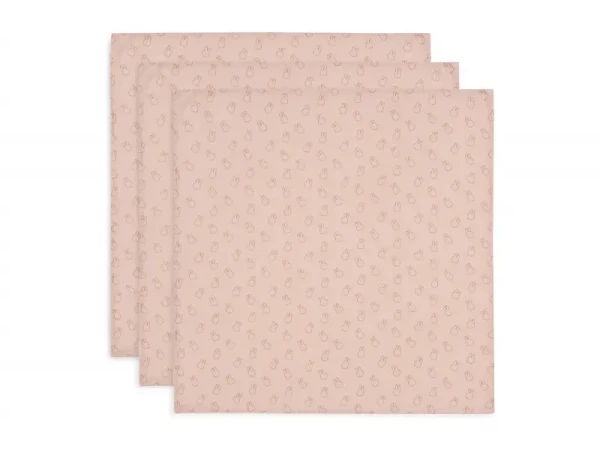 Jollein Plienky 3 ks 70x70 cm Miffy Silhouettes Wild Rose