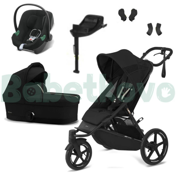 Cybex Avi Spin Zvýhodnený set Moon Black