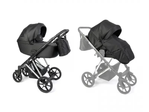 Dada Prams Kočík Apus 2v1 Special Edition JetBlack