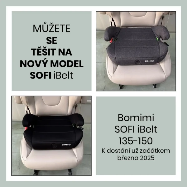 Bomimi SOFI iBelt podsedák 135-150 black