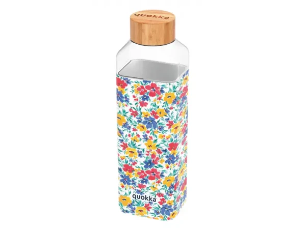 Quokka Sklenená fľaša Storm Ditsy Floral 700 ml