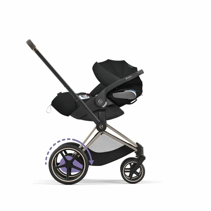 CYBEX E-PRIAM podvozok + SEAT  ROSE GOLD