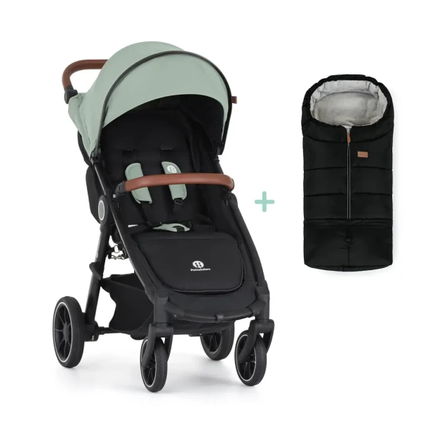 PETITE&MARS Kočík športový Street 2 RWS Oak Iron Green + PETITE&MARS fusak Jibot ZADARMO