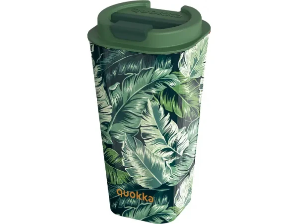 Quokka Plastový cestovný hrnček Flux Ditsy Jungle 450 ml