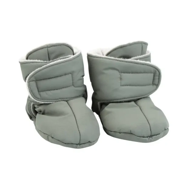 Voksi Baby Booties meadow green light grey 0-1y