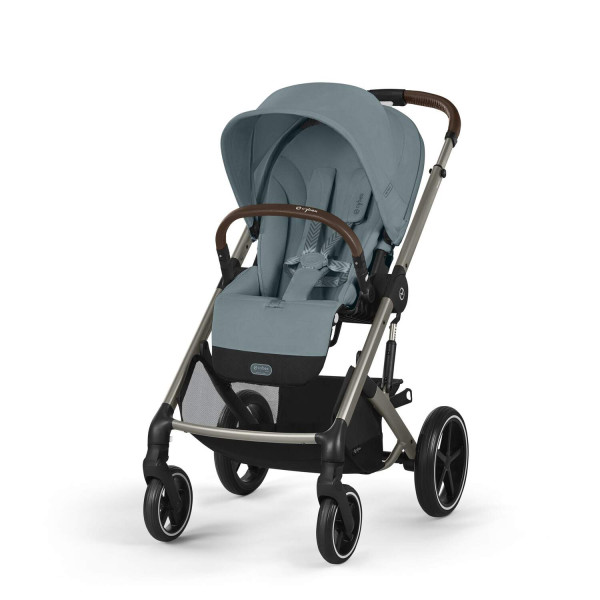 CYBEX BALIOS S LUX Stormy Blue - taupe rám 2025 + fusak Snogga ZDARMA