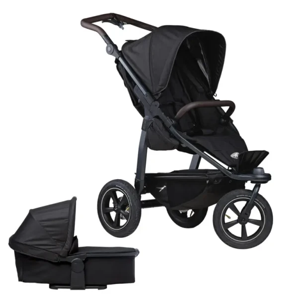 TFK set Mono2 combi push chair - air wheel 2024 black