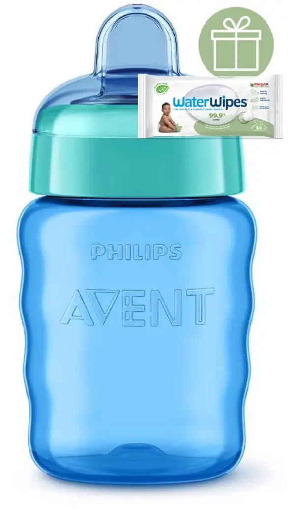 Philips AVENT Hrnček pre prvé dúšky Klasik 260 ml chlapec+WW Soapberry 60ks