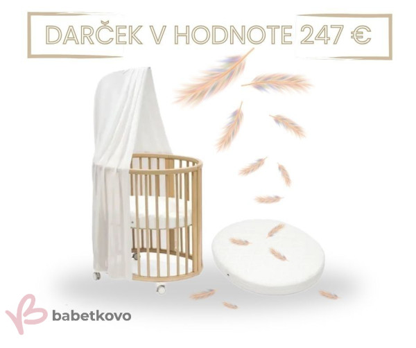 Stokke Sleepi Mini postieľka V3 Natural + Darčeky