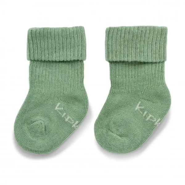 KipKep Detské ponožky Stay-on-Socks NEWBORN 1pár Calming Green