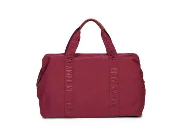 Childhome Prebaľovacia taška Mommy Bag Signature Urban Burgundy