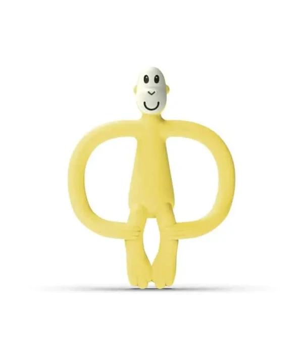 MATCHSTICK MONKEY HRYZÁTKO A ZUBNÁ KEFKA TEETHER YELLOW