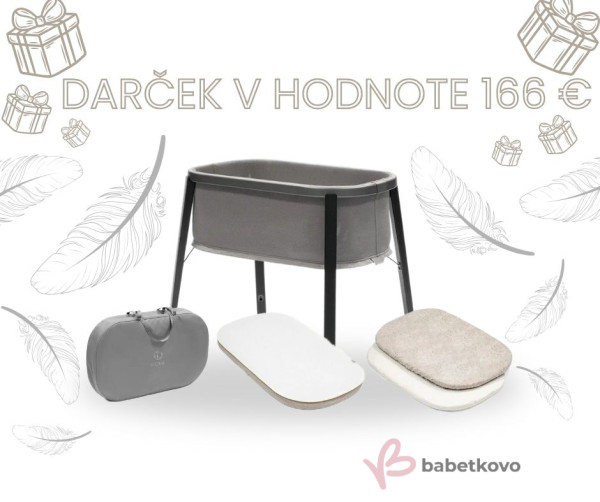 Stokke Snoozi Postieľka Graphite Grey + Darčeky