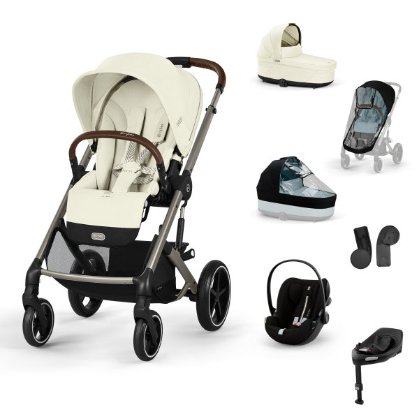 CYBEX Kombinovaný kočík BALIOS S LUX SET XL - Seashell Beige