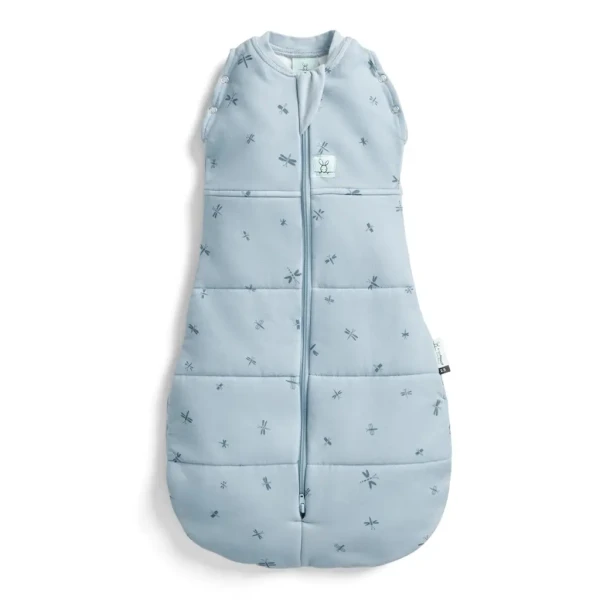 ERGOPOUCH Zavinovačka a vak na spanie 2v1 Cocoon Dragonflies 0-3 m, 3-6 kg, 2,5 tog