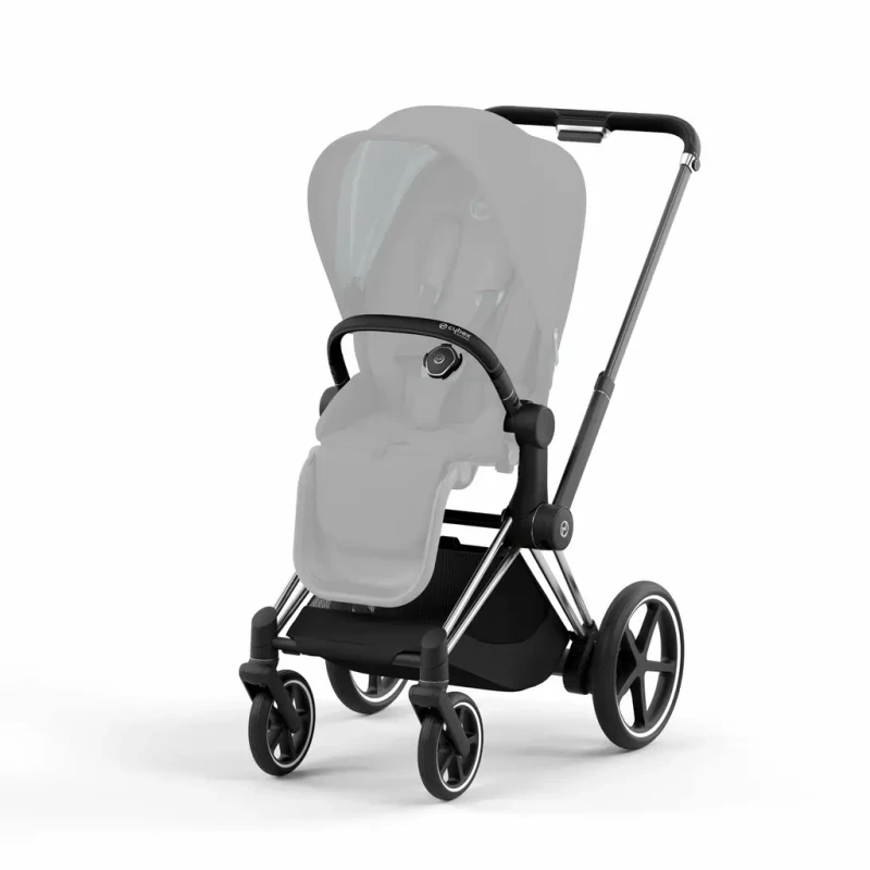 CYBEX E-PRIAM podvozok + SEAT  CHROME BLACK