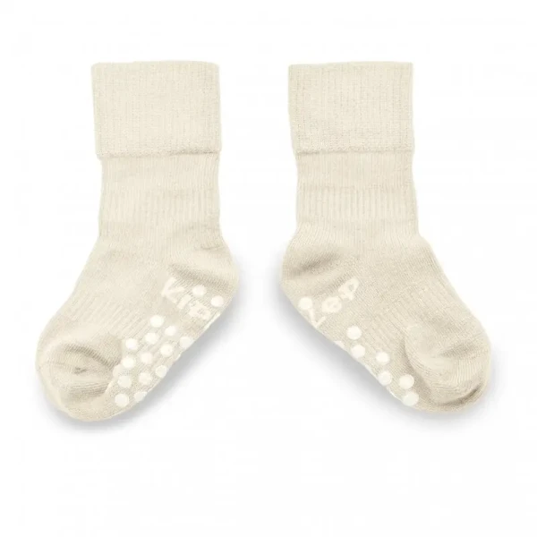 KipKep Detské ponožky Stay-on-Socks ANTISLIP 12-18m 1pár Off White