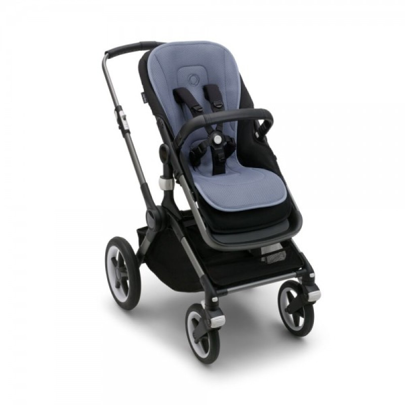 Bugaboo Komfortná obojstranná vložka do kočíka Seaside Blue