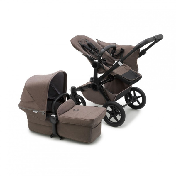 Bugaboo Donkey 5 Kompletný set MONO Mineral Black/Taupe