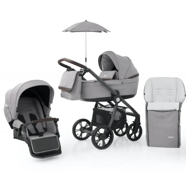 BabyStyle Prestige3 sada ku kočíku 2022 Farba : Misty Grey