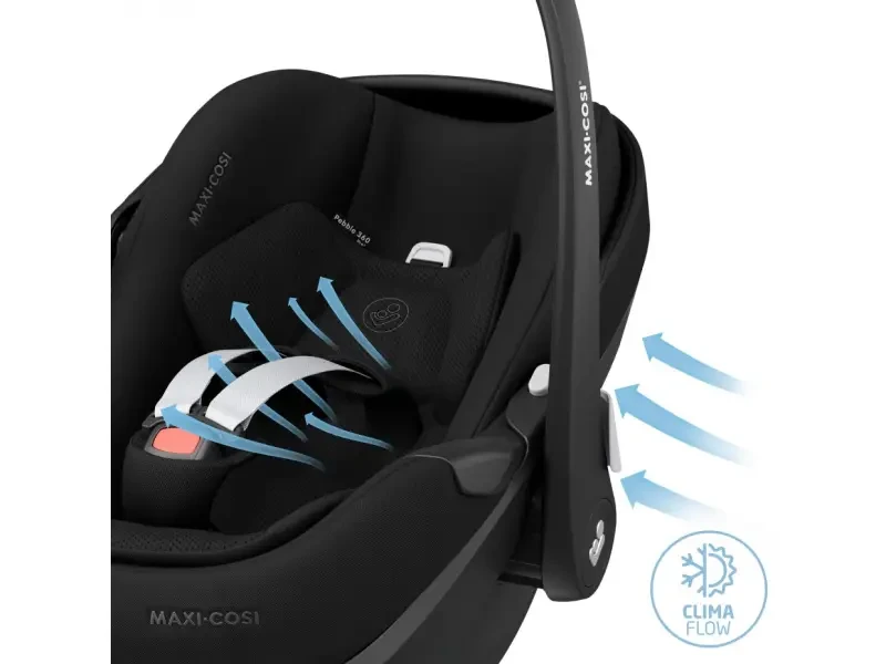 Maxi-Cosi Pebble 360 Pro 2 autosedačka Essential Black