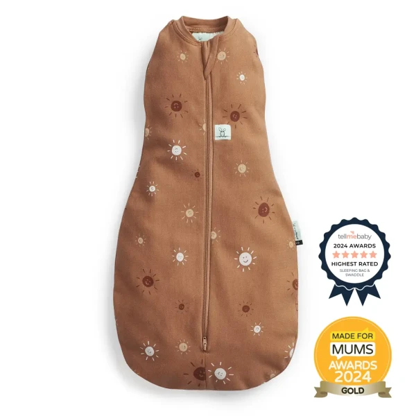 ERGOPOUCH Zavinovačka a vak na spanie 2v1 Cocoon Sunny 6-12 m, 8-10 kg, 0,2 tog