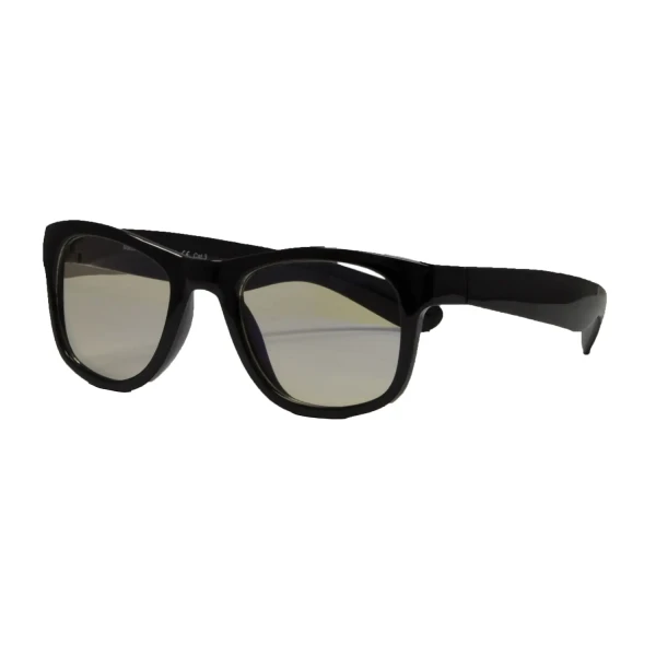 REAL SHADES Okuliare s filtrom modrého svetla Screen Shades 2+, Black