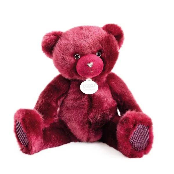 DouDou et Compagnie LP Medveď bordový 37cm