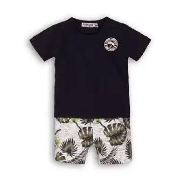 DIRKJE Set 2dielny C-SO TROPICAL HAWAII 56 Navy-Green