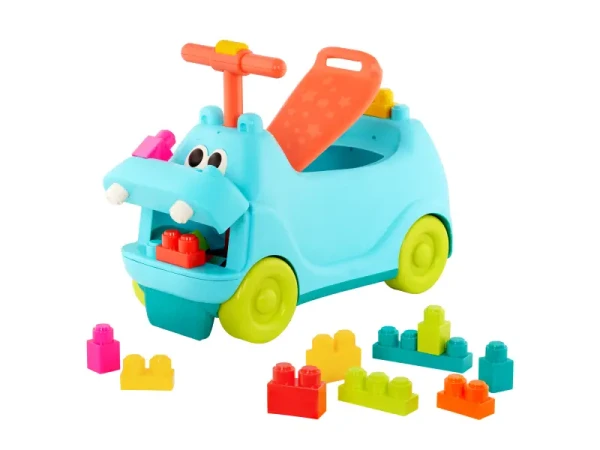 B-Toys Odrážadlo s kockami Hippo LocBloc