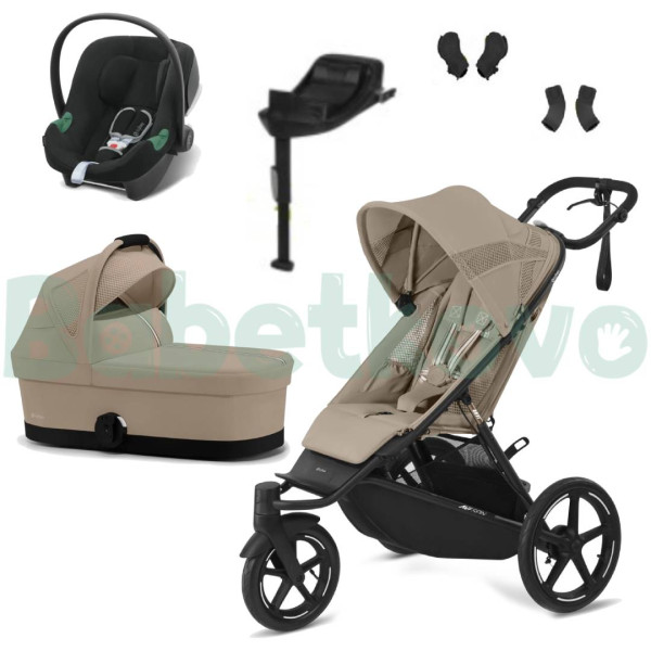 Cybex Avi Spin Zvýhodnený set Almond Beige