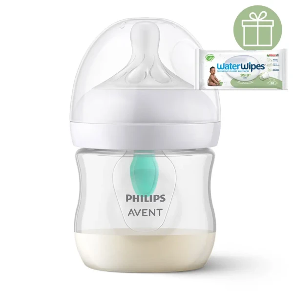 Philips AVENT Fľaša Natural Response s ventilom AirFree 125 ml, 0m++WW Soapberry 60ks