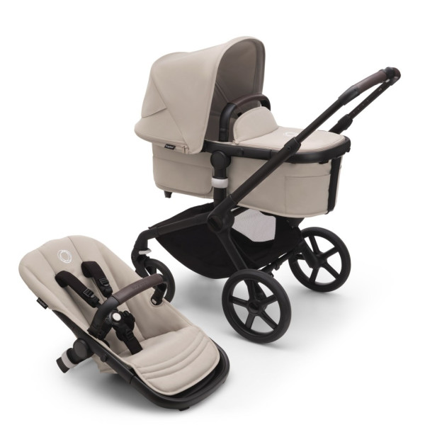 Bugaboo Fox 5 Kompletný set Black/Desert Taupe