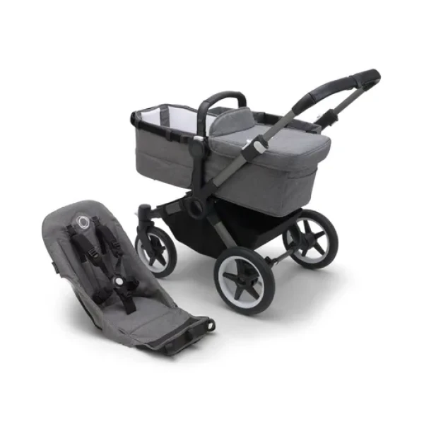 Bugaboo Donkey 5 Podvozok Graphite/Grey Melange