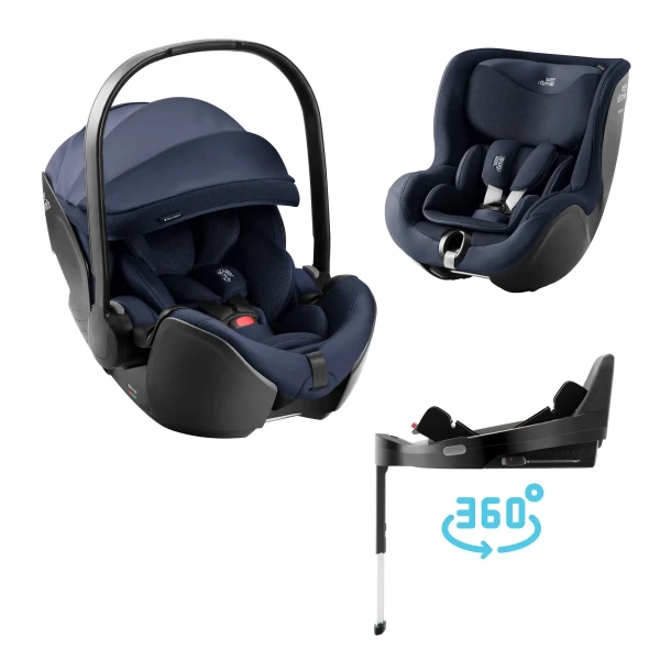 BRITAX Autosedačka set Baby-Safe Pro + Vario Base 5Z + autosedačka Dualfix 5z Style, Night Blue Style