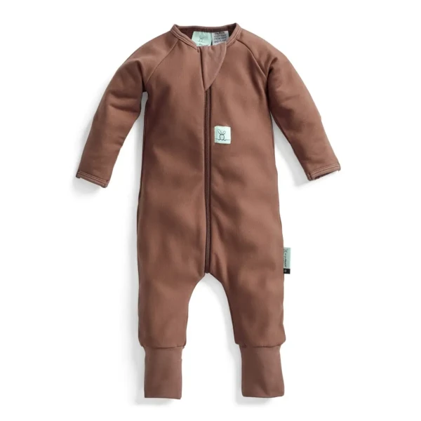 ERGOPOUCH Overal na spanie organická bavlna Layers Cocoa 3-6 m, 6-8 kg, 1 tog