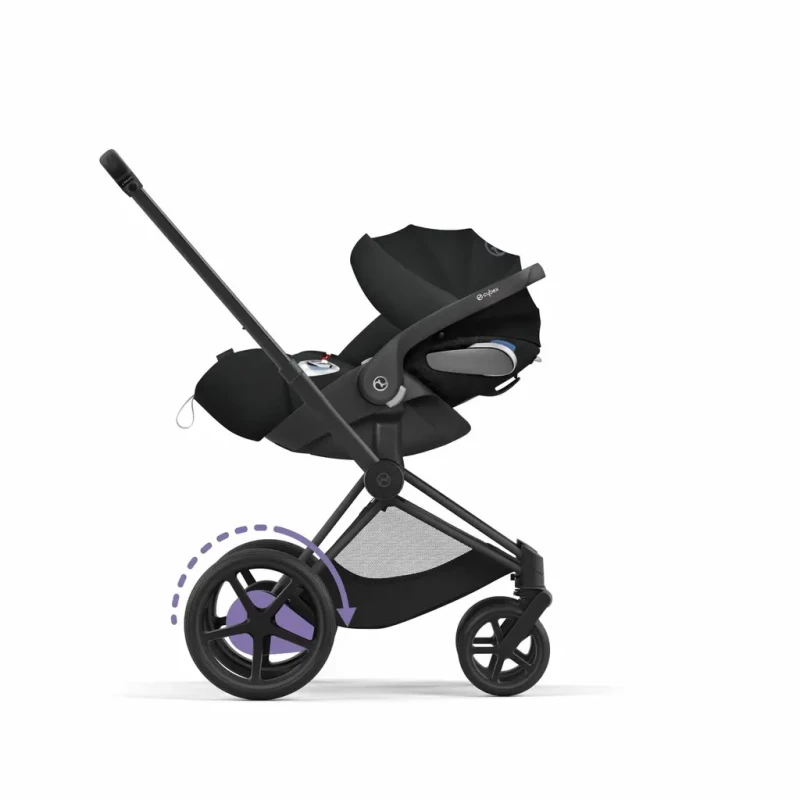 CYBEX E-PRIAM podvozok + SEAT  MATT BLACK