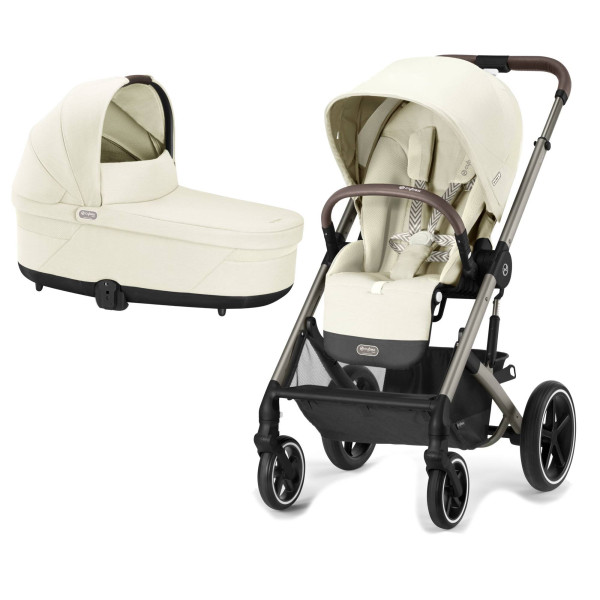 CYBEX BALIOS S LUX Seashell beige - taupe rám 2-set 2024